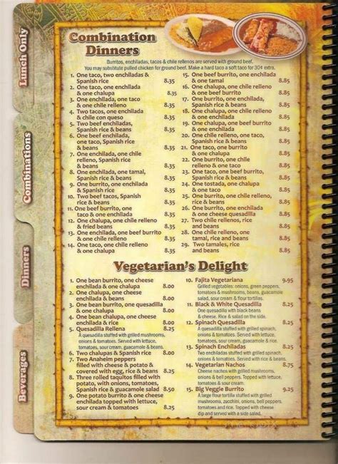 Menu of La Tolteca in La Plata, MD 20646