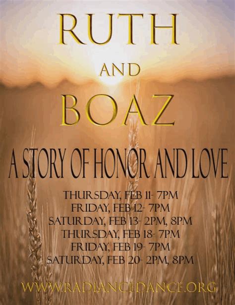 Ruth And Boaz - A Story of Honor and Love