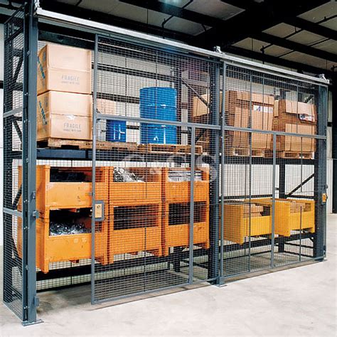 Pallet Rack Enclosures - Wire Products, Partitions and Cages | C&SS