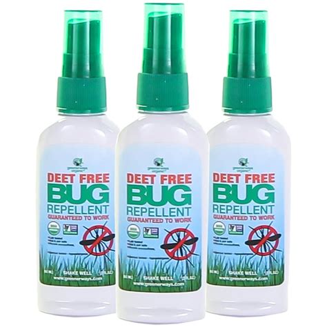 Greenerways Organic Insect Repellent Travel Size, Premium, USDA Organic ...