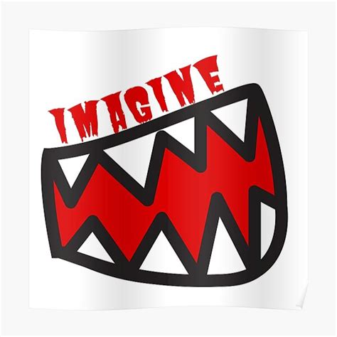 "Imagine logo" Poster for Sale by BayuJalurSuseno | Redbubble