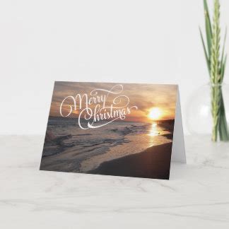 Beach Christmas Cards - Greeting & Photo Cards | Zazzle