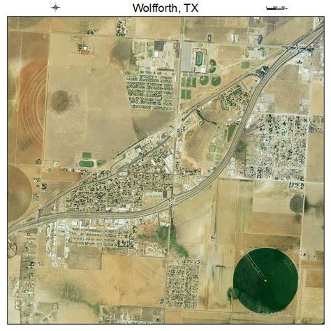 Aerial Photography Map of Wolfforth, TX Texas