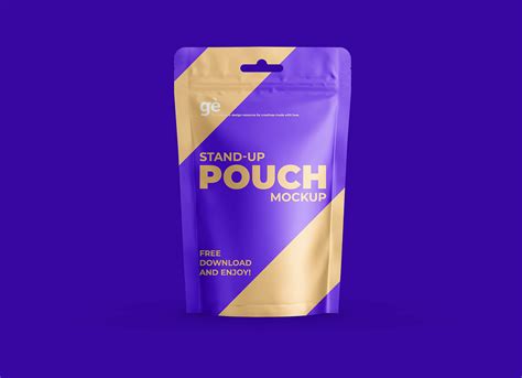 Free Sauce Stand-up Pouch Mockup PSD - Good Mockups