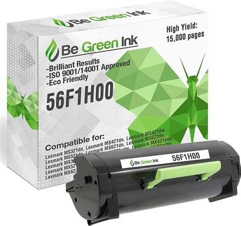 Be Green Ink Compatible Toner Cartridge for Lexmark MS321 MX321 MS421 MX421 MS521 MX521 MS621 ...