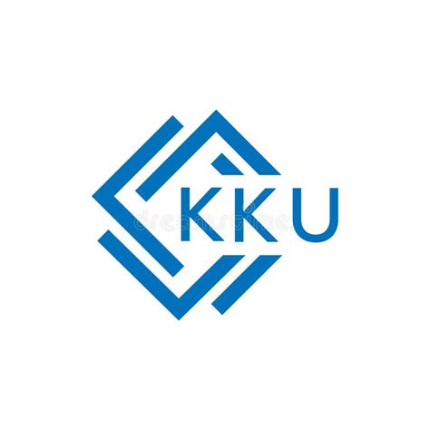 KKU Letter Logo Design on White Background. KKU Creative Circle Letter ...