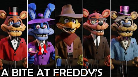 A Bite at Freddy's - All Animatronics, Jumpscares, Custom Night - YouTube