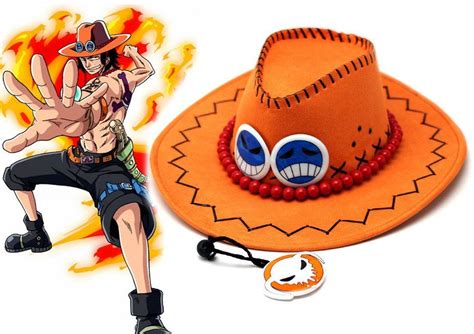 One Piece Portgas D Ace Hat - $34.99 | Cowboy anime, One piece ace, Ace hat