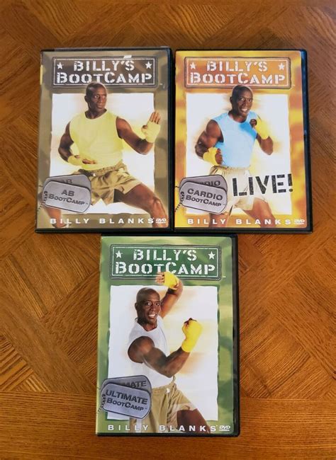 Billy Blanks BootCamp 3 DVD Lot: Ultimate, Cardio, Abs Tae Bo Workout ...