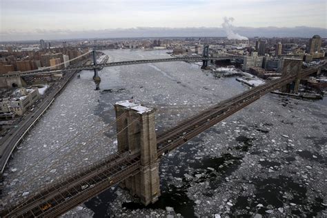 New York City cold weather aerials | The Seattle Times