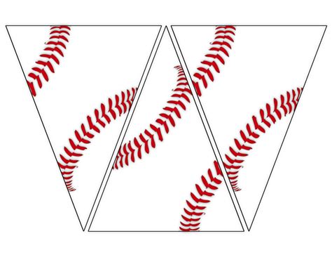 Free Printable Baseball Banner {baseball party decorations} - Paper ...