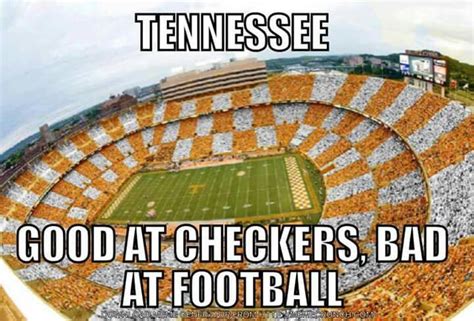 ALABAMA Football vs Tennessee | Tennessee football memes, Tennessee football, Tennessee vs florida