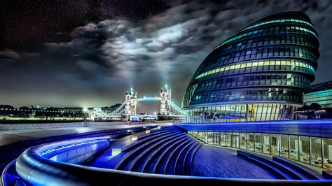 City Hall At Night London, United Kingdom UHD 4K Wallpapers | Pixelz