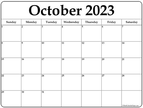 october 2023 calendar free printable calendar - october 2023 calendar ...