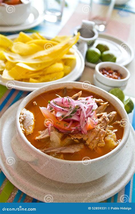 Encebollado, Fish Stew, Typical Ecuadorian Dish Stock Image - Image of ...