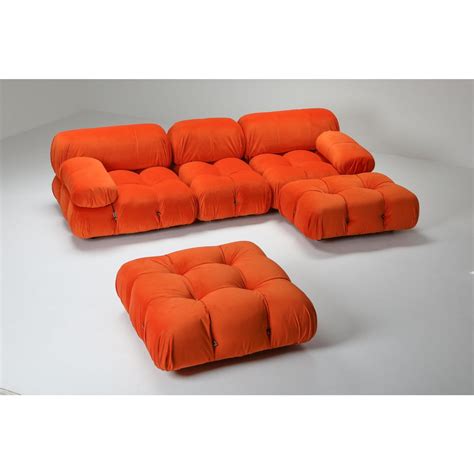 1970s Camaleonda Sectional Sofa in Bright Orange | Chairish | Retro ...