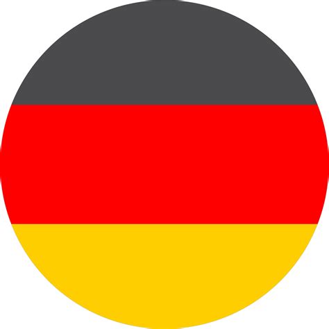 Duitsland vlag ronde vorm PNG 22102485 PNG