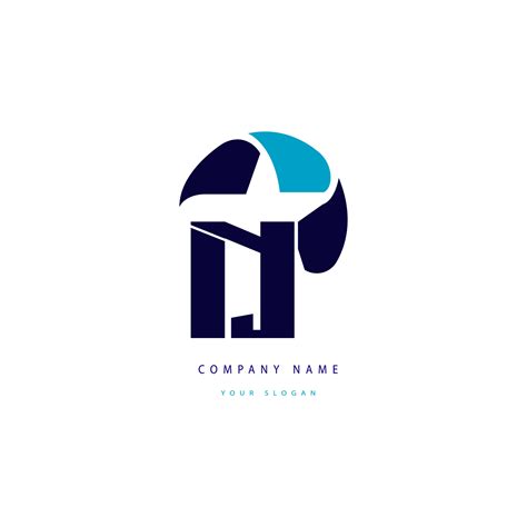 NJ logo design. NJ Professional letter logo design. 6654751 Vector Art ...