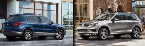 Compare 2016 VW Tiguan vs Touareg Price & Specs