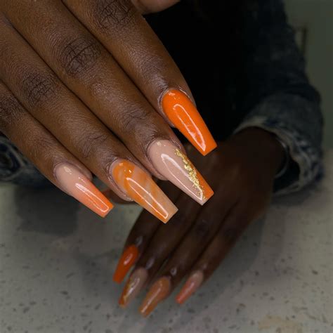 30+ Orange Fall Nails: The Perfect Seasonal Manicure Update - Nail ...