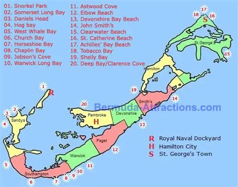 Bermuda Beach Map