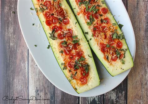 Zucchini Pizza Boats Recipe | Budget Savvy Diva