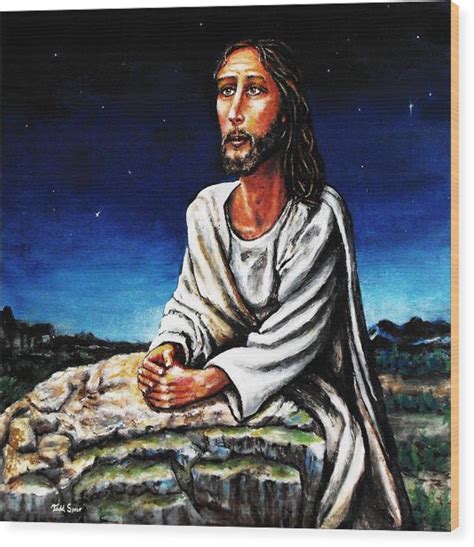 Jesus Praying Painting at PaintingValley.com | Explore collection of ...