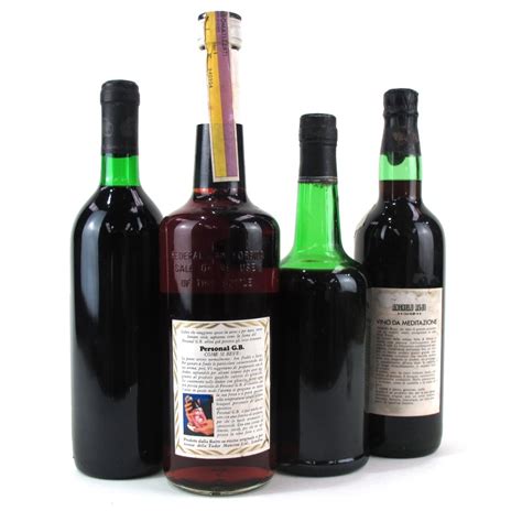 Assorted Red & Fortified Wines 4x75cl | Wine Auctioneer