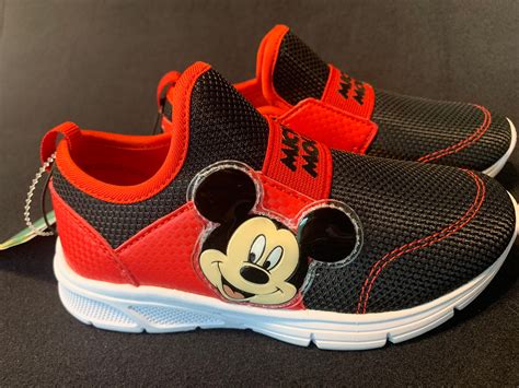 NEW Toddler Mickey Mouse Light-up Tennis Shoes Slip-on | Etsy