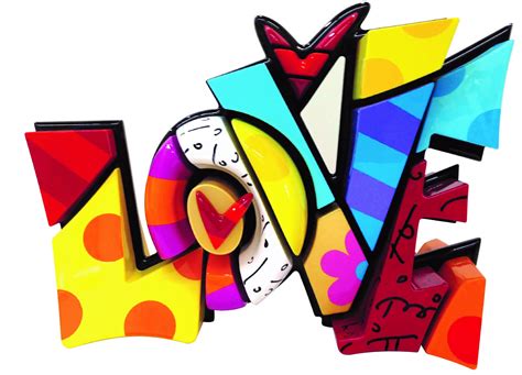 Love by Romero Britto | Onessimo Fine Art