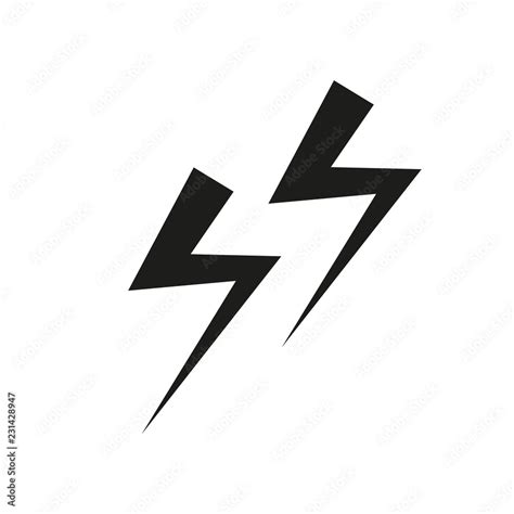 Lightning icon. Trendy Lightning logo concept on white background from ...