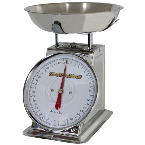 Analog Food Scale Stainless Steel 44lb Bakers Butchers Hunters Kitchen ...