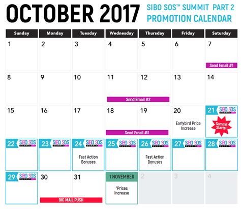 promo-calendar - SIBO SOS