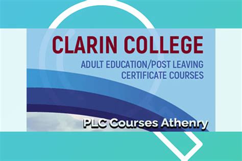 Information about PLC Courses in Athenry - Clarin College