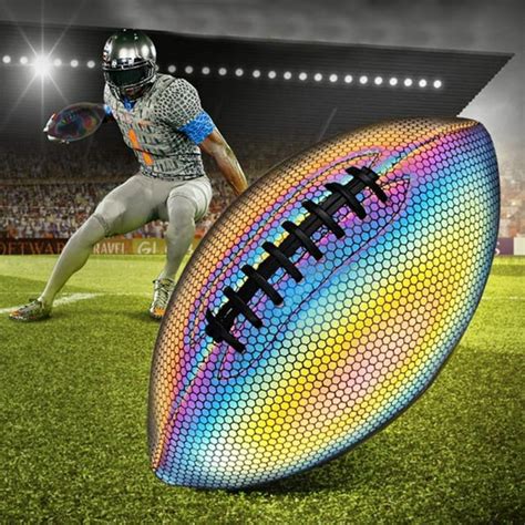 Luminous Football - Light Up, Reflective, Glows in Dark for Night Games ...