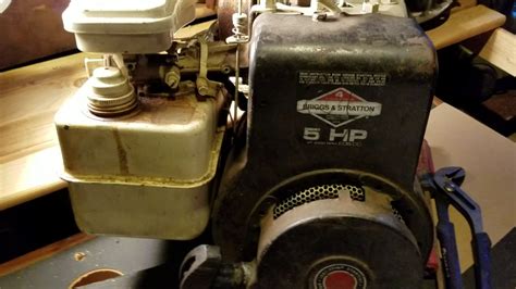 5hp Briggs & Stratton won't start part 1 - YouTube