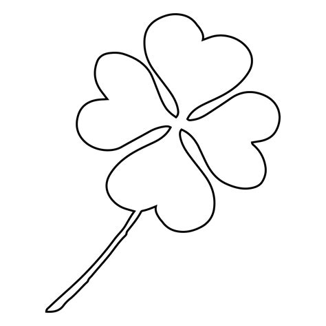 Shamrock Stencil - 10 Free PDF Printables | Printablee