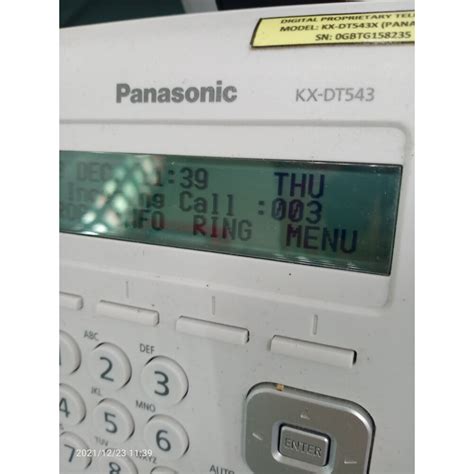 User manual Panasonic KX-DT543 (English - 24 pages)