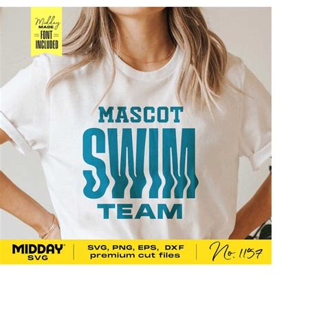 Swim Team Template, Svg Png Dxf Eps, Swimming Team, Swim Tea - Inspire Uplift