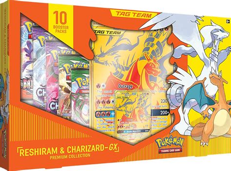 Amazon.co.jp: ポケモン TCG: Reshiram & Charizard GX プレミアムコレクション : おもちゃ