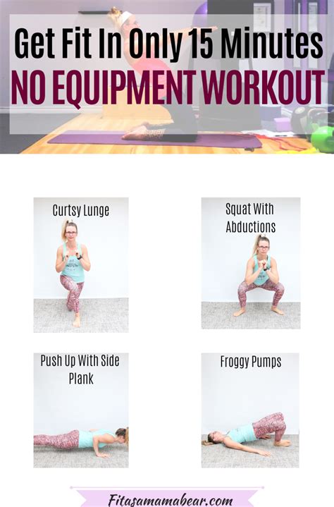 15 Minute Circuit Workout For Beginners (No Equipment, Low-Impact) PDF