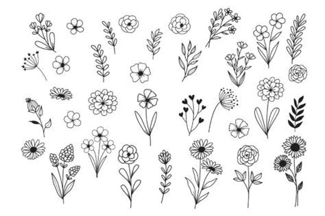 Flower Svg Flower svg Files Flower Png Flower Clipart Flower svg Cricut. Flower Element ...