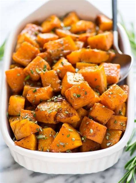 Roasted Butternut Squash - Sample Menus Diet