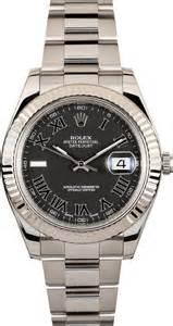 Datejust II Rolex 116334 Black Roman - Low Prices on Rolex Watches