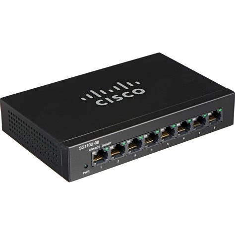 Cisco SG110D-08 Switch de Red 8 Puertos 10/100/1000 | PcComponentes.pt