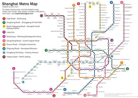 Shanghai 2010 Subway Map, Shanghai Metro Line for 2010 Expo
