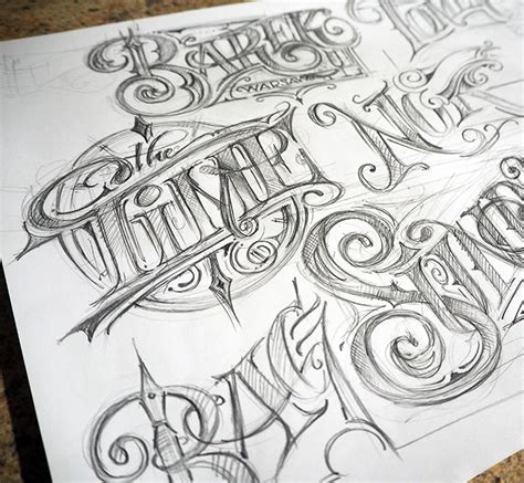 Typography - sketches on Behance