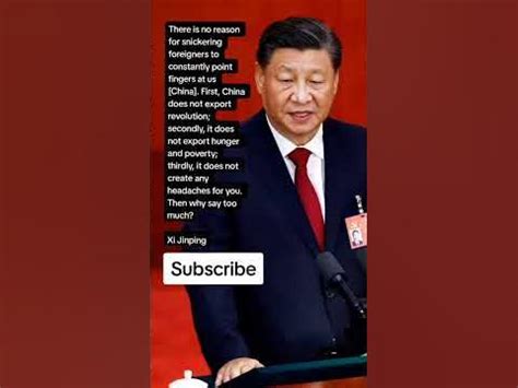 Xi Jinping (Quotes) - YouTube