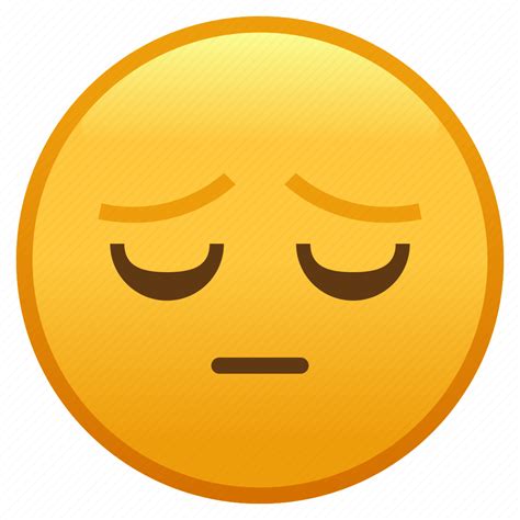 Emoji, emotion, face, negative, pensive, sad, smiley icon - Download on Iconfinder