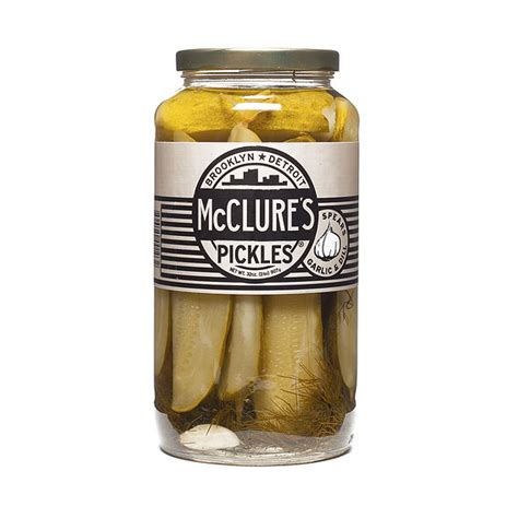 McClures Pickles Garlic Spears Pickles - Thrive Market